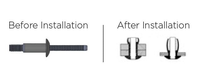 Nitlock 15.5mm Steel Protruding Head Rivet - Image 2
