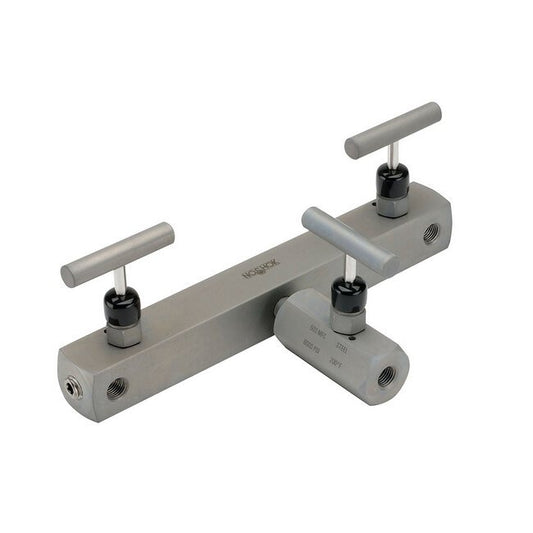 NOSHOK Soft Seat 3-Valve Chart Recorder Manifold - Image 1