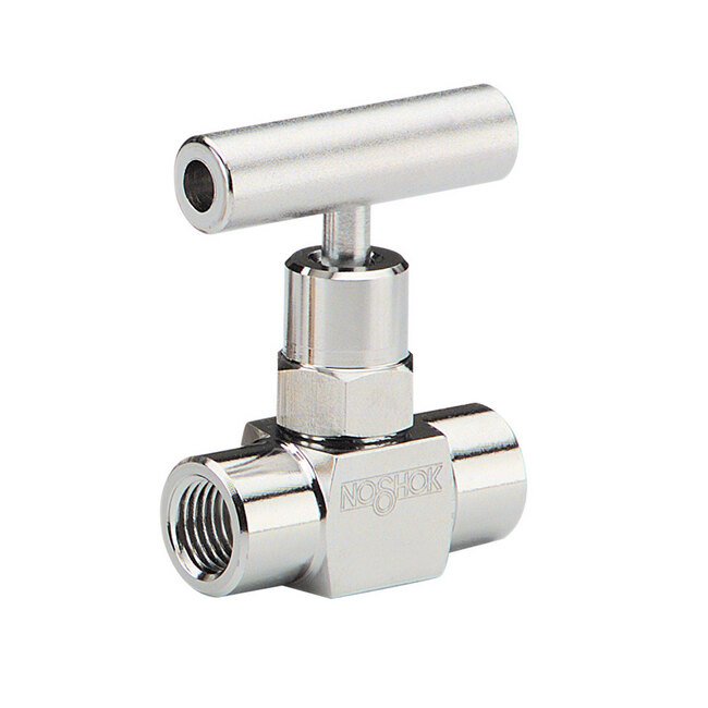 NOSHOK 1/4" NPT 316 Stainless Steel Soft Tip Mini Valve with Panel Mount - Image 1