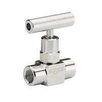 NOSHOK 1/4" NPT 316 Stainless Steel Soft Tip Mini Valve with Panel Mount