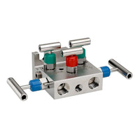 NOSHOK 5530 Series 5-Valve Natural Gas Manifold Valve with Soft Seat/Tip