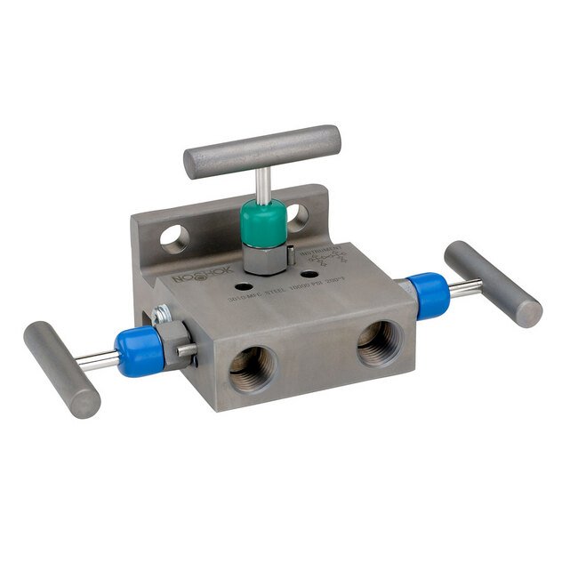 NOSHOK 3010/3110 Series Soft Seat 3 Manifold Valve - Image 1