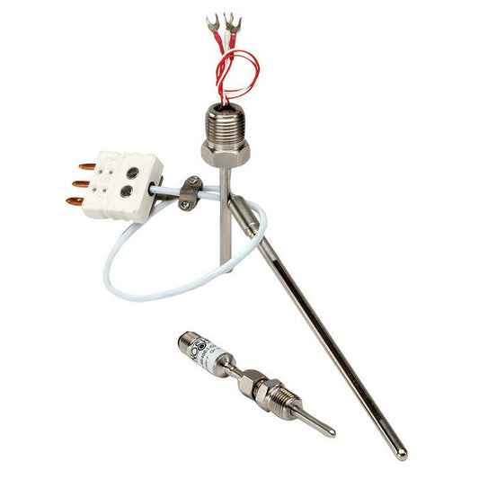 NOSHOK PT100 3-Wire Industrial RTD Probe - 1/2" NPT, 12" Stem - Image 1