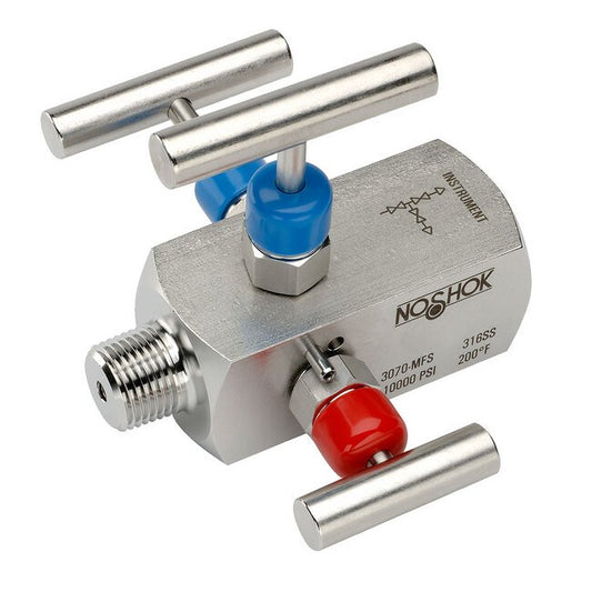 NOSHOK 3070 Series 3-Valve Needle Valve - Image 1