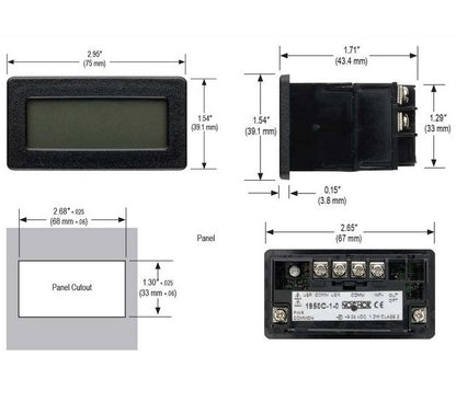 NOSHOK 1950 Series Compact Smart System Digital Indicator - Image 2