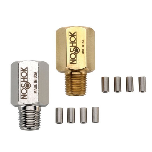 NOSHOK 1/4" NPT 15,000 psi Stainless Steel Snubber - Image 1