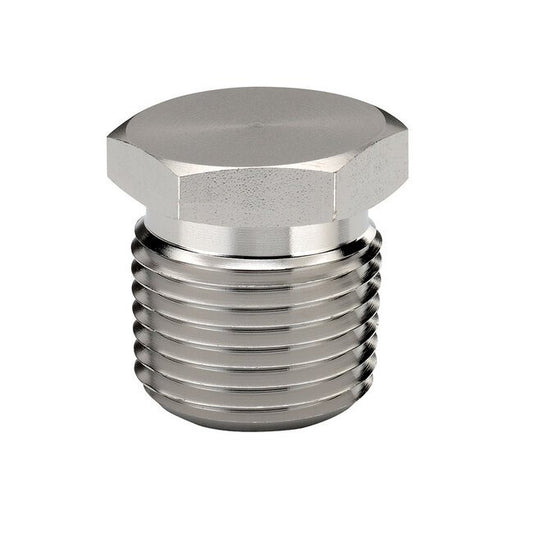 NOSHOK 1/2" National Pipe Thread (NPT) Stainless Steel Plug - Image 1