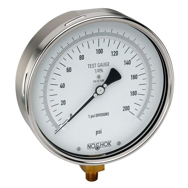 NOSHOK 800 Series 6" Precision Test Pressure Gauge - Image 1