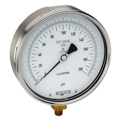 NOSHOK 800 Series 6" Precision Test Pressure Gauge - Image 1