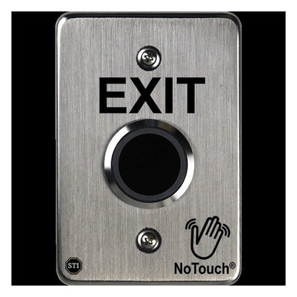 NoTouch® US Single-Gang, Exit Stainless Steel Infrared (IR) Pushbutton Switch - Image 2