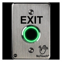 NoTouch® US Single-Gang, Exit Stainless Steel Infrared (IR) Pushbutton Switch