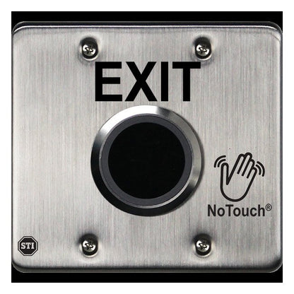 NoTouch® US Double-Gang, Exit Stainless Steel Infrared (IR) Pushbutton Switch - Image 2