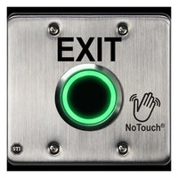 NoTouch® US Double-Gang, Exit Stainless Steel Infrared (IR) Pushbutton Switch