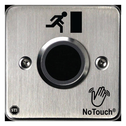 NoTouch® European Single-Gang, Door Symbol Stainless Steel Infrared (IR) Pushbutton Switch - Image 2