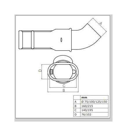 D-90215-1011 Rubber Nozzle with Spring Clip and Damper (REC-D) - Image 2