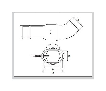 D-90195-1011 Rubber Nozzle with Vise Grip and Damper (REG-D) - Image 2