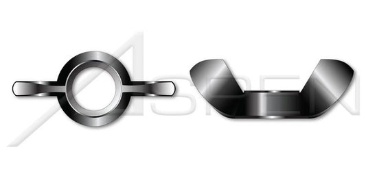 Type "A" Cold Formed Full Body Steel Black Oxide Wing Nut - Image 1