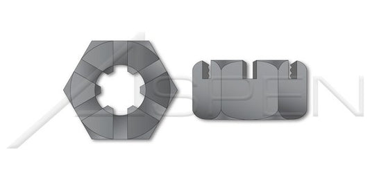 Steel Slotted Hex Nut - Image 1