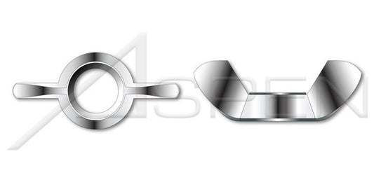Type "A" Cold Formed Full Body 316 Stainless Steel Wing Nut - Image 1