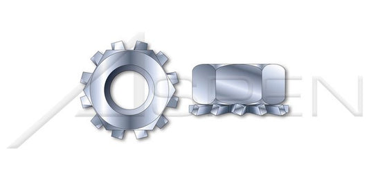 Steel Zinc Plated Class 8 Hex K Metric Lock Keps Nut - Image 1