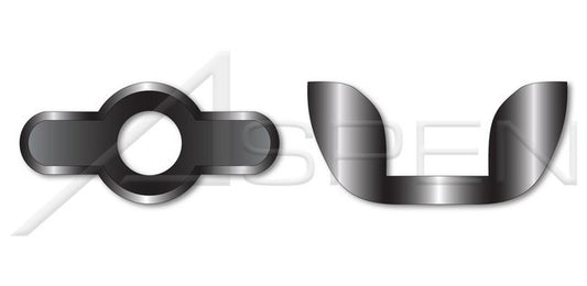 Type "D" Stamped Steel Black Oxide Wing Nut - Image 1
