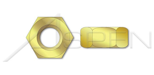 Brass Hex Finished Nut - Image 1