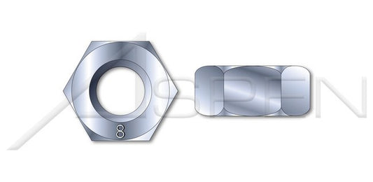 Steel Zinc Plated Class 8 DIN 934/ISO 4032 Metric Hex Finished Nut - Image 1