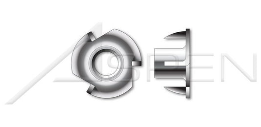 3 Prongs AISI 304 Stainless Steel (18-8) T-Nut - Image 1
