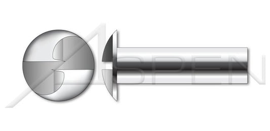 Tamper Resistant One-Way Slotted Drive Steel Chrome Plated Truss Head Security Barrel Nut - Image 1