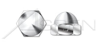 AISI 304 Stainless Steel (18-8) 2 Way Reversible Acorn Cap Dome Closed End Lock Nut