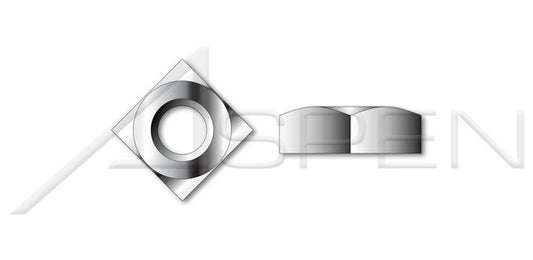 AISI 316 Stainless Steel Square Regular Nut - Image 1