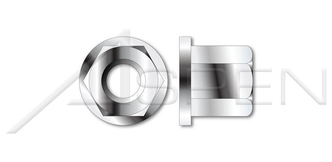 A4 Stainless Steel Collar Length 1.5 x Diameter DIN 6331 Metric Hex High Nut - Image 1
