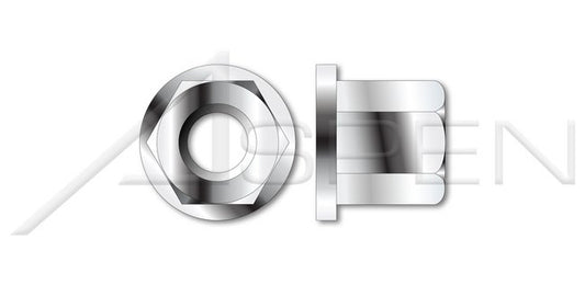 A4 Stainless Steel Collar Length 1.5 x Diameter DIN 6331 Metric Hex High Nut - Image 1