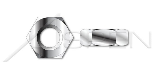 Steel Nickel Plated Hex Machine Screw Nut - Image 1