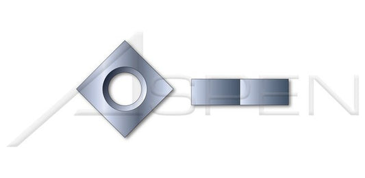 Double Countersunk Steel Zinc Plated Square Machine Screw Nut - Image 1