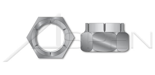 Flex Type Light Hex Full Height Steel Cadmium Plated and Waxed Lock Nut - Image 1