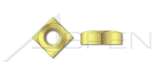 Brass Square Regular Nut - Image 1