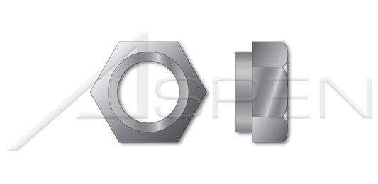 All Metal Prevailing Torque Collar Style Grade C Stover Alternative Medium Carbon Steel Cadmium Plated and Waxed Lock Nut - Image 1