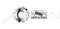 Hex K Small Pattern 304 Stainless Steel (18-8) Lock Keps Nut
