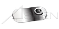 Spot Tab Type Offset Hole No Projections Tab Base 0.812 in. AISI 304 Stainless Steel (18-8) Weld Nut