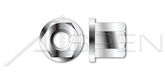 A2 Stainless Steel Collar Length 1.5 x Diameter DIN 6331 Metric Hex High Nut - Image 1