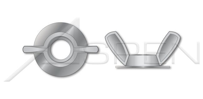 Washer Based Zinc Die Cast Zamac #3; Zinc Alloy Wing Nut - Image 1