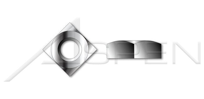 A2 70 Stainless Steel Square DIN 557 Metric Regular Nut - Image 1
