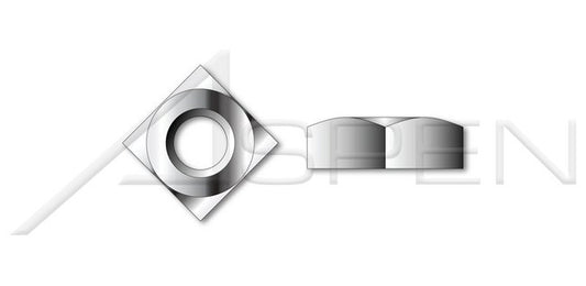 AISI 304 Stainless Steel (18-8) Square Regular Nut - Image 1
