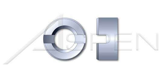 Slotted Drive Steel Zinc Plated DIN 546 Metric Round Nut - Image 1