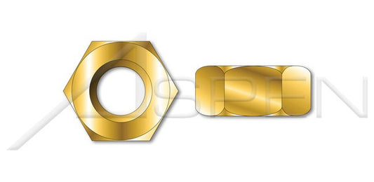Steel Yellow Zinc Hex Finished Nut - Image 1