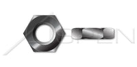 Steel Black Zinc Hex Jam Thin Nut