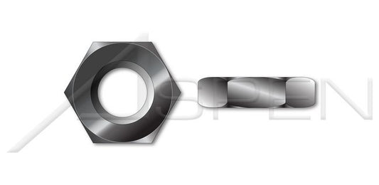 Steel Black Zinc Hex Jam Thin Nut - Image 1