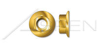 Steel Yellow Zinc Plated DIN 6923 Metric Class 10 Baked Hex Flange Nut