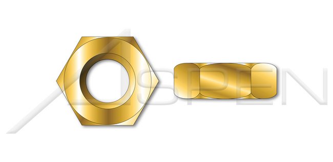 Steel Yellow Zinc Hex Machine Screw Nut - Image 1